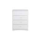 Galen 4 Drawer Chest in White B2053W-9