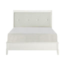Cotterill Queen Upholstered Sleigh Bed in Antique White 1730WW-1*