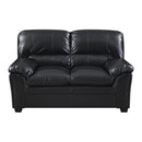 Talon Loveseat in Black 8511BK-2