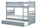 Orion Twin/Twin Bunk Bed with Trundle in Gray B2063-1*R