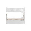 Galen Twin/Twin Bunk Bed w/ Twin Trundle in White B2053W-1*R