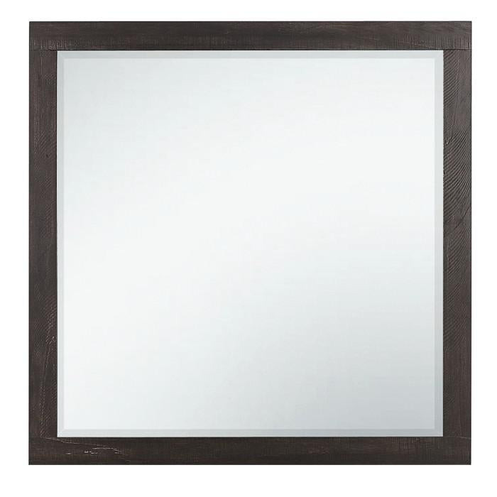 Miter Mirror in Rustin Mahogany & Dark Ebony 1762-6