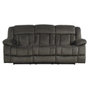 Laurelton Double Reclining Sofa in Chocolate 9636-3