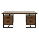 Sedley Writing Desk with Two Cabinets in Walnut 5415RF-15*