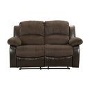 Granley Double Reclining Loveseat in Chocolate 9700FCP-2