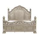 Catalonia Queen Poster Bed in Platinum Gold 1824PG-1*