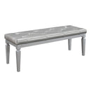 Allura Bed Bench in Silver 1916-FBH