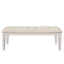 Allura Bed Bench in White 1916W-FBH