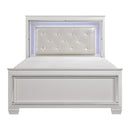 Allura Queen Panel Bed in White 1916W-1*