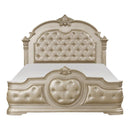 Antoinetta Queen Panel Bed in Champagne Wood 1919NC-1*