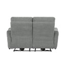 Edition Power Double Lay Flat Reclining Loveseat in Dove Grey 9804DV-2PWH