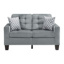 Lantana Loveseat in Gray 9957GY-2