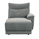 Tesoro Right Side Chaise in Dark Gray 9509DG-5R