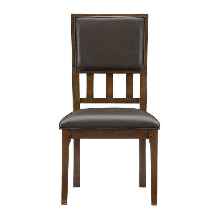 Frazier Park Side Chair in Dark Cherry (Set of 2)