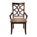Keegan Arm Chair in Cherry (Set of 2)
