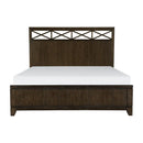 Griggs Queen Panel Bed in Dark Brown 1669-1*