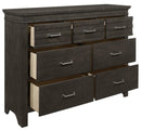 Blaire Farm Dresser in Saddle Brown Wood 1675-5