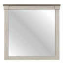 Arcadia Mirror in White & Weathered Gray 1677-6