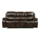 Mahala Double Reclining Sofa in Brown 8200BRW-3