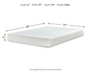 Chime 8 Inch Memory Foam Mattress in a Box - 5th Ave Furniture