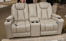 Elevate Edges Glider Reclining Loveseat with Console - 5th Ave Furniture