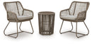 Majors Beach Outdoor Table and 2 Chairs - 5th Ave Furniture