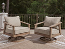 Harmony Headlands Outdoor Swivel Lounge with Cushion - 5th Ave Furniture