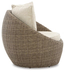 Danson Swivel Lounge with Cushion (Set of 2) - 5th Ave Furniture