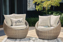 Danson Swivel Lounge with Cushion (Set of 2) - 5th Ave Furniture