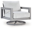 Hurley Park Outdoor Swivel Chair with Cushion - 5th Ave Furniture