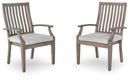 Rainier Ranch Outdoor Arm Chair with Cushion (Set of 2) image