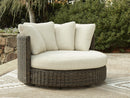 Kimora Outdoor Swivel Lounge Chair with Cushion - 5th Ave Furniture