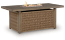 Laguna Heights Outdoor Fire Pit Table - 5th Ave Furniture