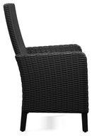 Beachcroft Outdoor Arm Chair with Cushion (Set of 2) - 5th Ave Furniture