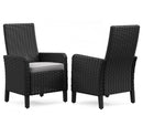 Beachcroft Outdoor Arm Chair with Cushion (Set of 2) - 5th Ave Furniture