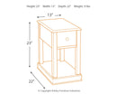 Breegin Chairside End Table - 5th Ave Furniture