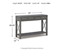 Freedan Sofa/Console Table - 5th Ave Furniture