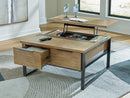 Montia Lift-Top Coffee Table - 5th Ave Furniture
