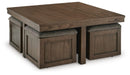 Boardernest Coffee Table with 4 Stools - 5th Ave Furniture