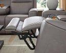 5Z-Comfort Power Reclining Loveseat with Console - 5th Ave Furniture