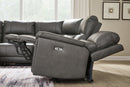 Bleckley Power Reclining Sectional - 5th Ave Furniture