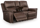 Bleckley Power Reclining Loveseat with Console - 5th Ave Furniture