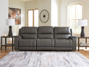 5Z - Pittson Power Sectional Reclining Sofa - 5th Ave Furniture