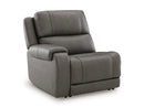 5Z - Pittson Power Reclining Sectional Loveseat - 5th Ave Furniture