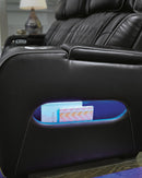 Boyington Power Reclining Loveseat with Console - 5th Ave Furniture