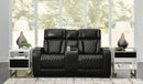 Boyington Power Reclining Loveseat with Console - 5th Ave Furniture