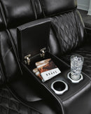 Boyington Power Reclining Loveseat with Console - 5th Ave Furniture