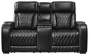Boyington Power Reclining Loveseat with Console - 5th Ave Furniture