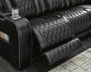 Boyington Power Reclining Loveseat with Console - 5th Ave Furniture