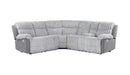 U6028 Grey Sectional With Led